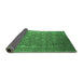 Sideview of Oriental Emerald Green Industrial Rug, urb1513emgrn