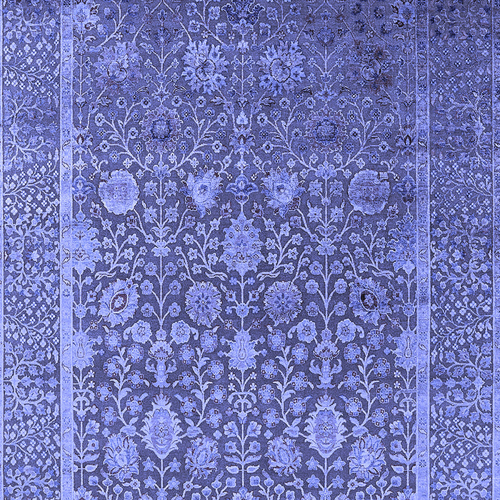 Oriental Blue Industrial Rug, urb1513blu