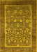 Oriental Yellow Industrial Rug, urb1514yw