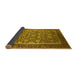 Sideview of Oriental Yellow Industrial Rug, urb1514yw