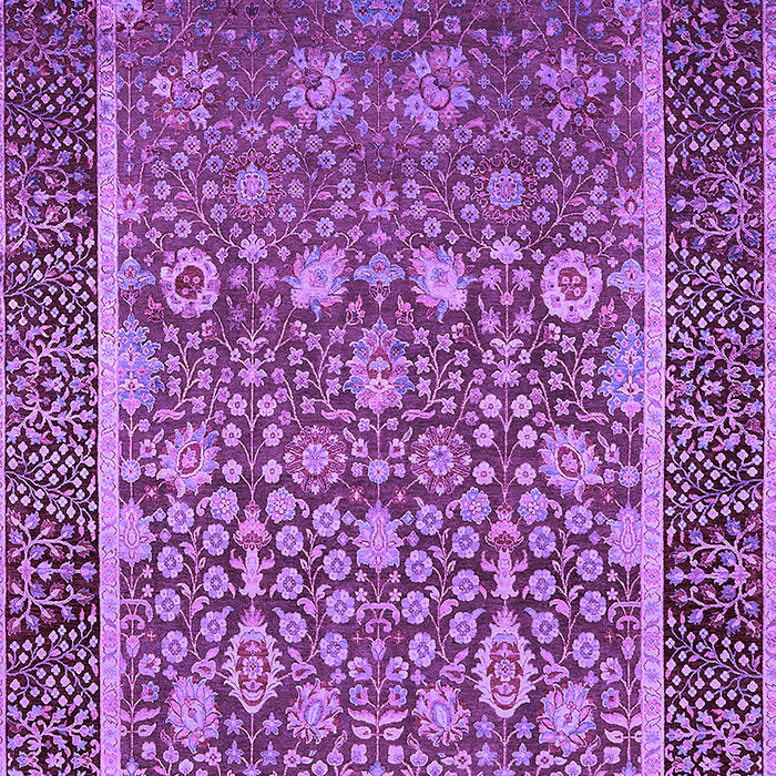 Machine Washable Oriental Purple Industrial Area Rugs, wshurb1514pur