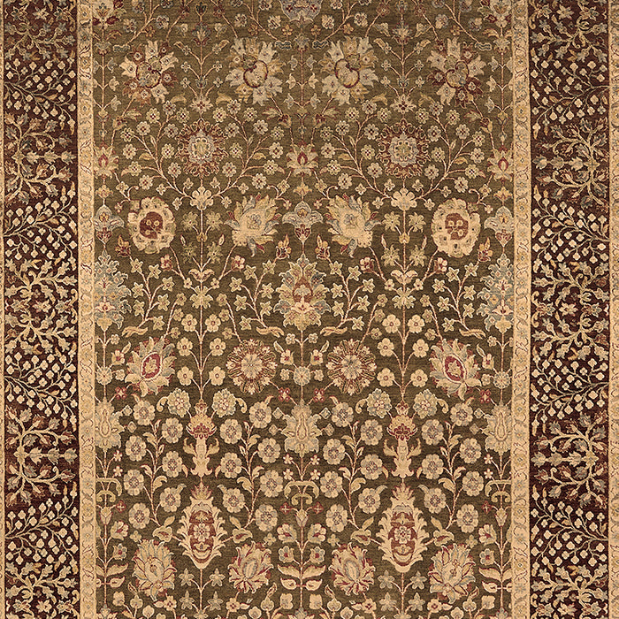 Oriental Brown Industrial Rug, urb1514brn