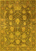 Oriental Yellow Industrial Rug, urb1515yw