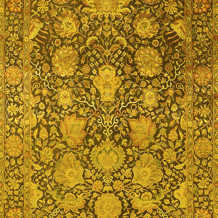 Oriental Yellow Industrial Rug, urb1515yw