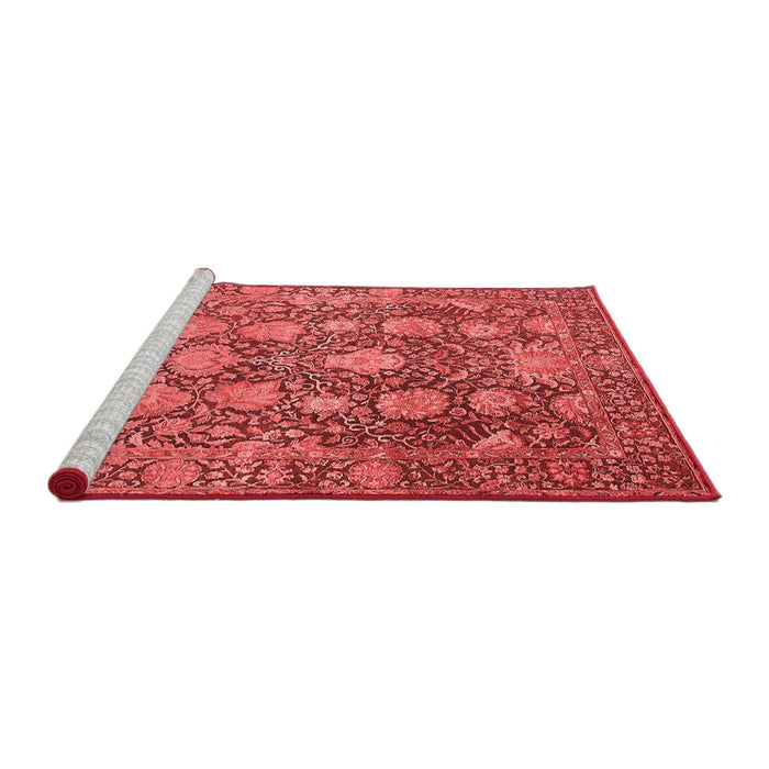 Industrial Red Washable Rugs