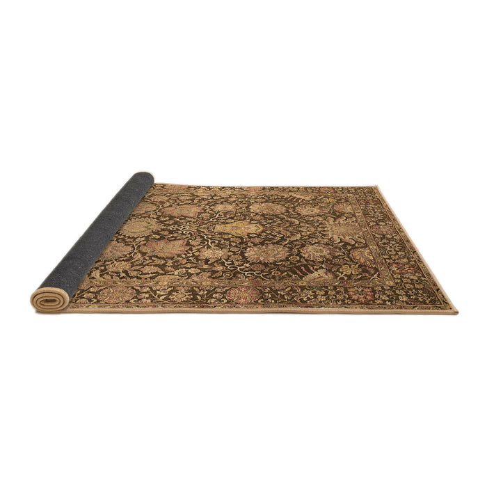 Sideview of Oriental Brown Industrial Rug, urb1515brn