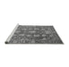 Sideview of Machine Washable Oriental Gray Industrial Rug, wshurb1515gry