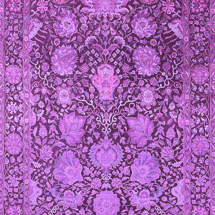 Machine Washable Oriental Purple Industrial Area Rugs, wshurb1515pur