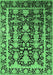 Oriental Emerald Green Industrial Rug, urb1516emgrn