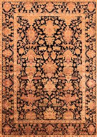 Oriental Orange Industrial Rug, urb1516org