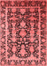 Oriental Red Industrial Area Rugs