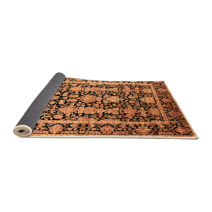 Sideview of Oriental Orange Industrial Rug, urb1516org