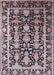 Mid-Century Modern Taupe Brown Oriental Rug, urb1516