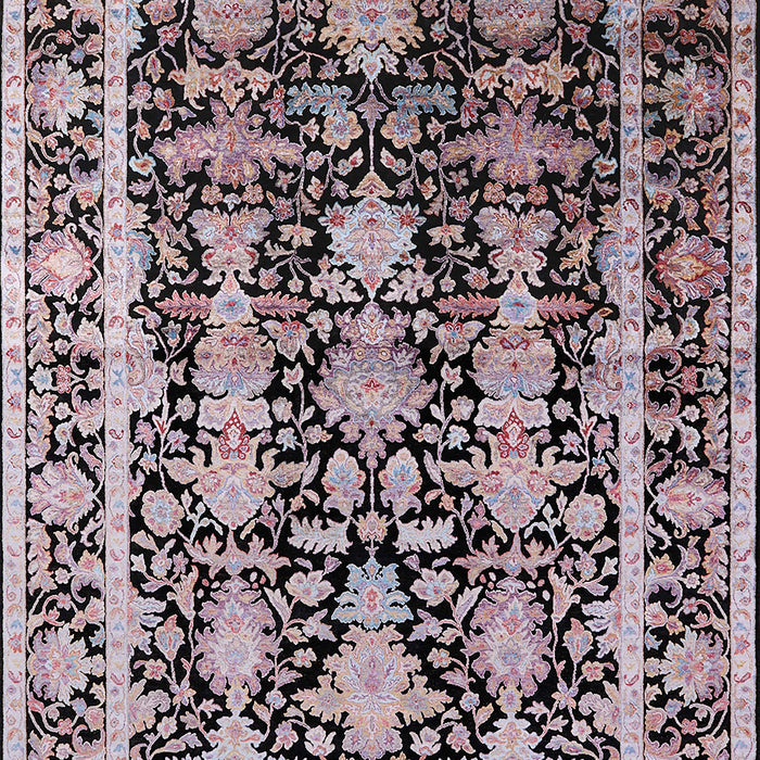 Mid-Century Modern Taupe Brown Oriental Rug, urb1516