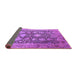 Sideview of Oriental Purple Industrial Rug, urb1517pur