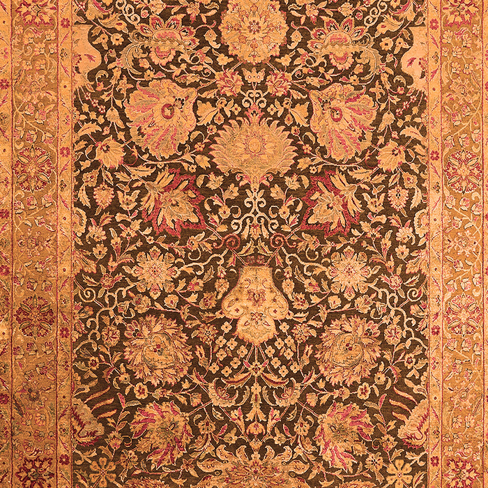 Machine Washable Oriental Orange Industrial Area Rugs, wshurb1517org