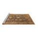 Sideview of Machine Washable Oriental Brown Industrial Rug, wshurb1517brn