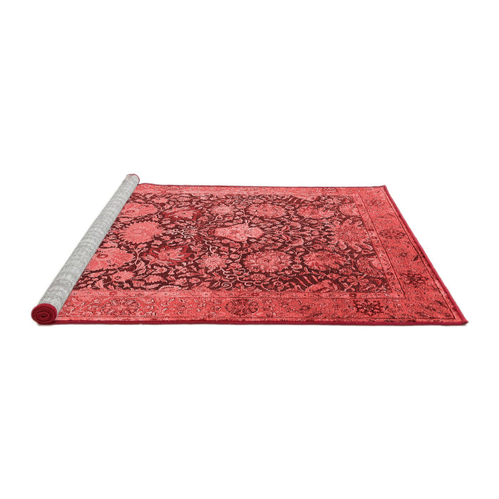 Industrial Red Washable Rugs