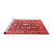 Industrial Red Washable Rugs