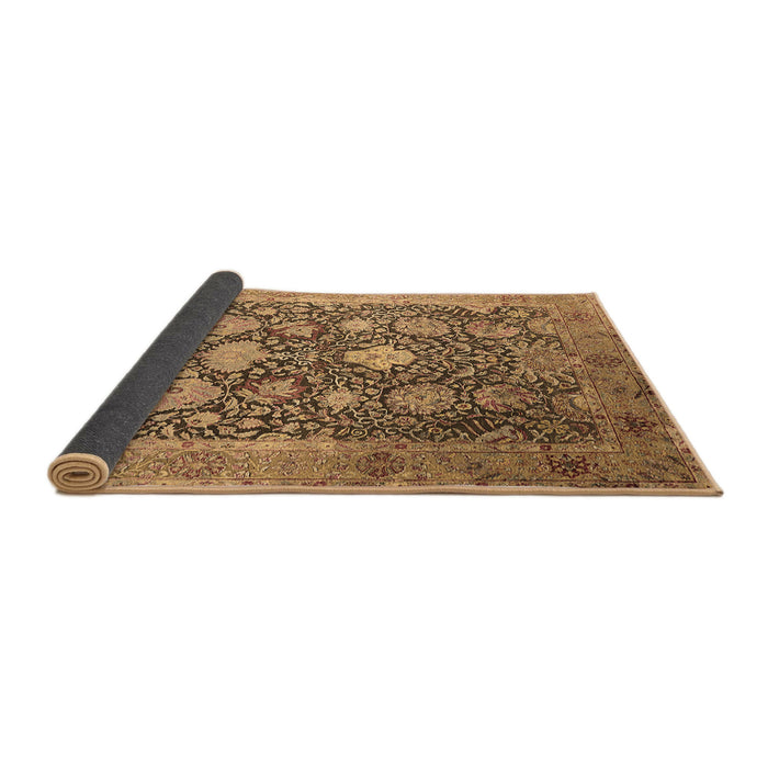 Sideview of Oriental Brown Industrial Rug, urb1517brn