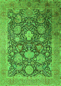 Oriental Green Industrial Rug, urb1517grn