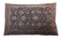 Mid-Century Modern Urban Chestnut Brown Lumbar Throw Pillow, 13 inch by 19 inch, lburb1517