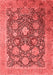 Oriental Red Industrial Area Rugs