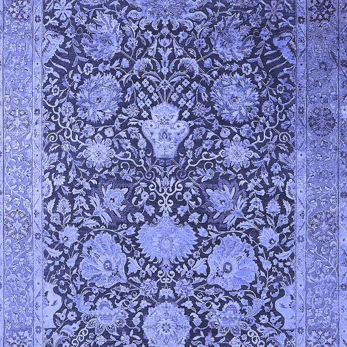 Oriental Blue Industrial Rug, urb1517blu