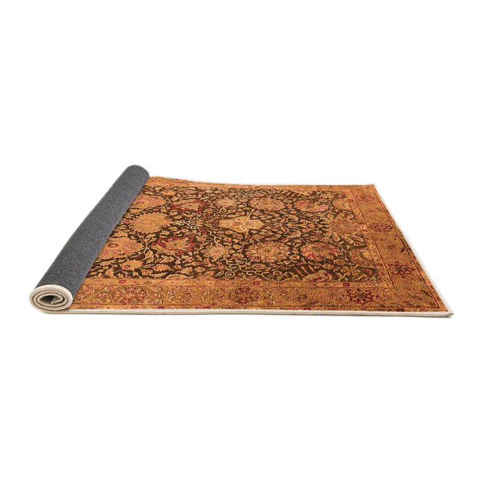 Sideview of Oriental Orange Industrial Rug, urb1517org