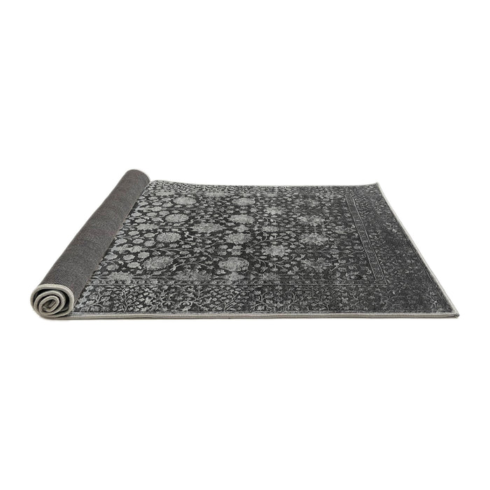 Sideview of Oriental Gray Industrial Rug, urb1518gry