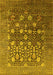 Oriental Yellow Industrial Rug, urb1518yw