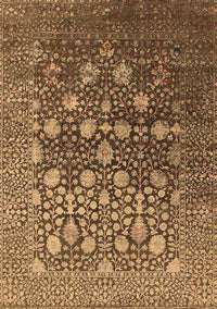 Oriental Brown Industrial Rug, urb1518brn