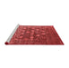 Industrial Red Washable Rugs