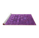 Sideview of Machine Washable Oriental Purple Industrial Area Rugs, wshurb1518pur