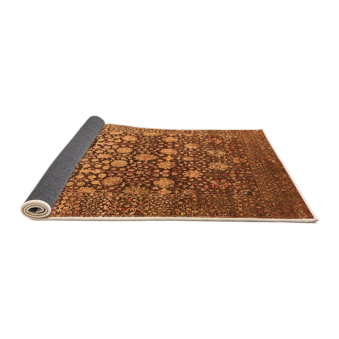 Sideview of Oriental Orange Industrial Rug, urb1518org
