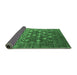 Sideview of Oriental Emerald Green Industrial Rug, urb1518emgrn