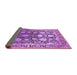 Sideview of Oriental Purple Industrial Rug, urb1519pur