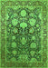 Oriental Green Industrial Rug, urb1519grn