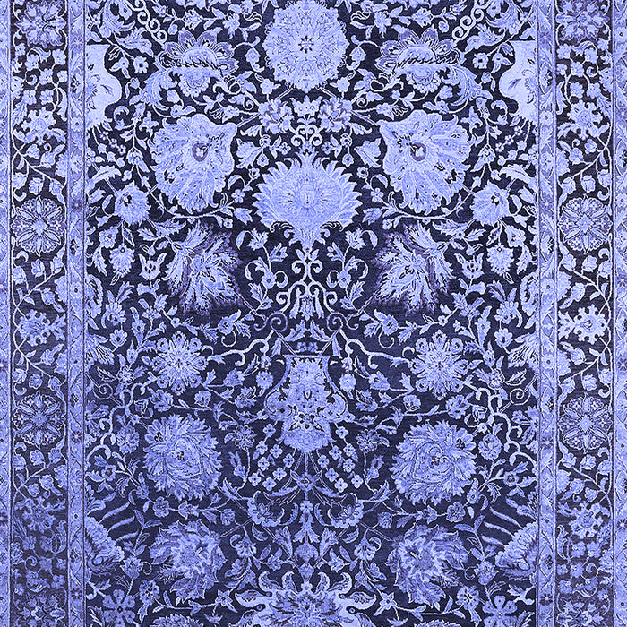 Oriental Blue Industrial Rug, urb1519blu