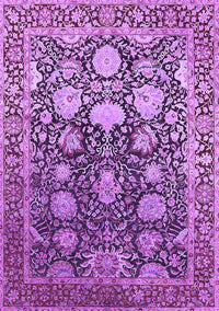 Oriental Purple Industrial Rug, urb1519pur