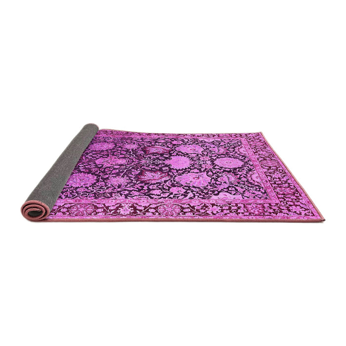 Sideview of Oriental Pink Industrial Rug, urb1519pnk