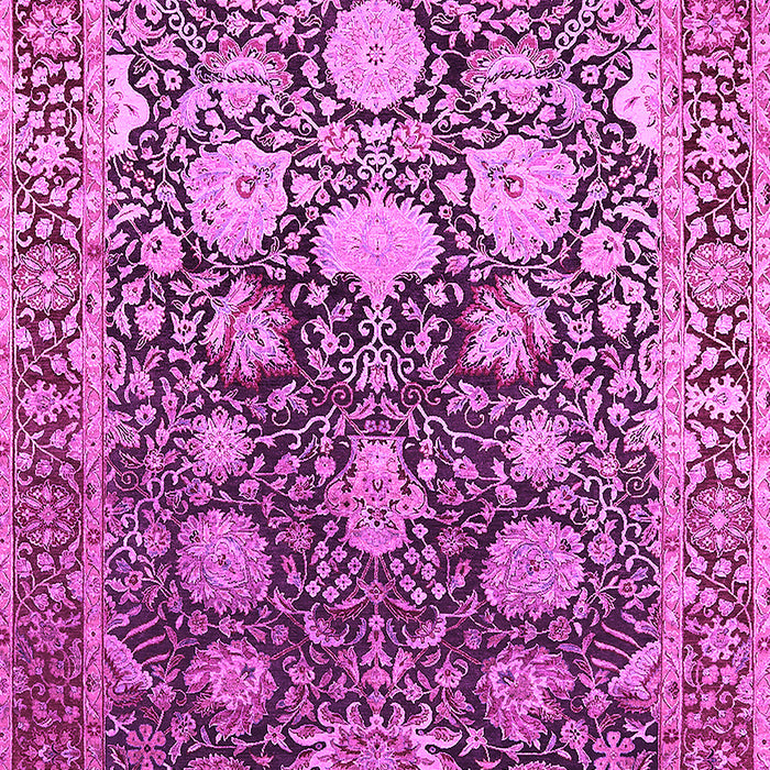 Oriental Pink Industrial Rug, urb1519pnk