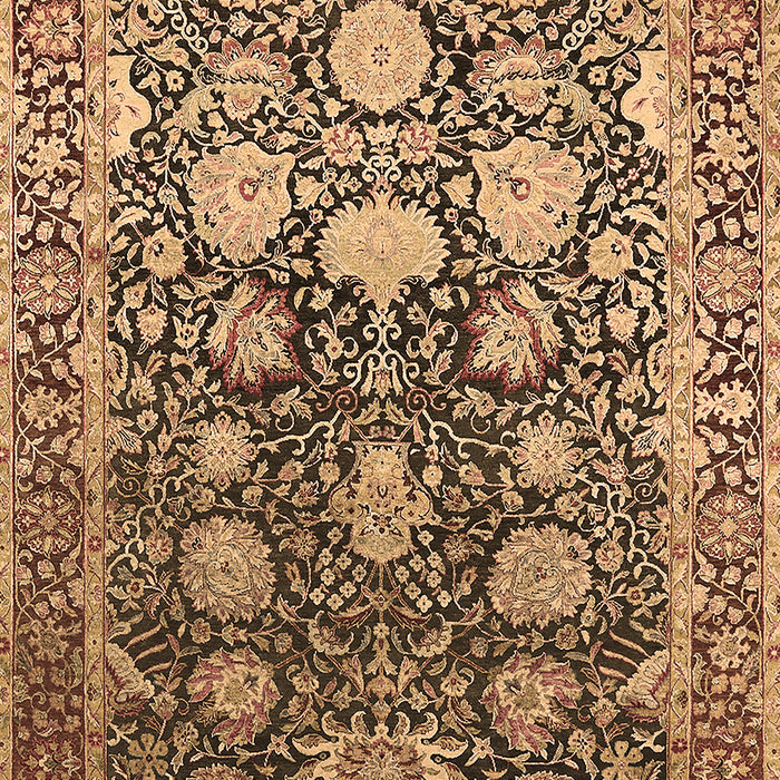 Oriental Brown Industrial Rug, urb1519brn