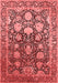 Oriental Red Industrial Area Rugs