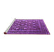 Sideview of Machine Washable Oriental Purple Industrial Area Rugs, wshurb1520pur