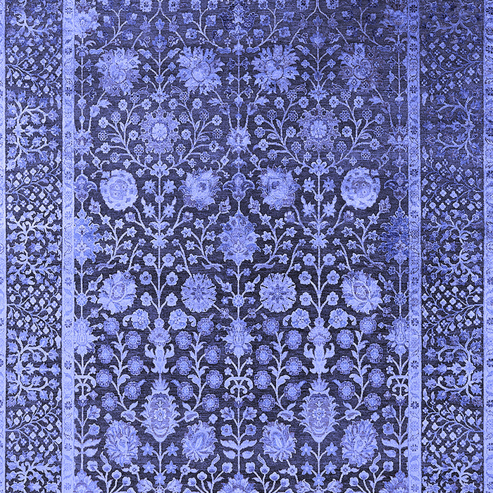 Oriental Blue Industrial Rug, urb1520blu