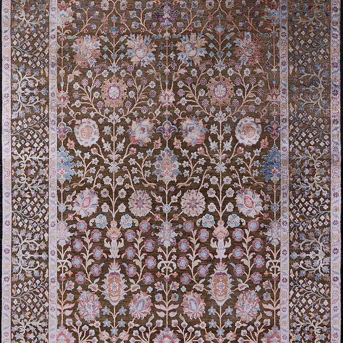 Machine Washable Industrial Modern Silver Pink Rug, wshurb1520