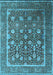 Oriental Light Blue Industrial Rug, urb1520lblu