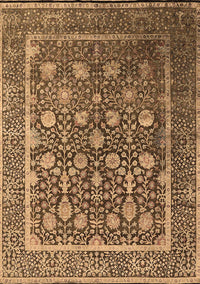 Oriental Brown Industrial Rug, urb1520brn