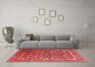 Industrial Red Washable Rugs